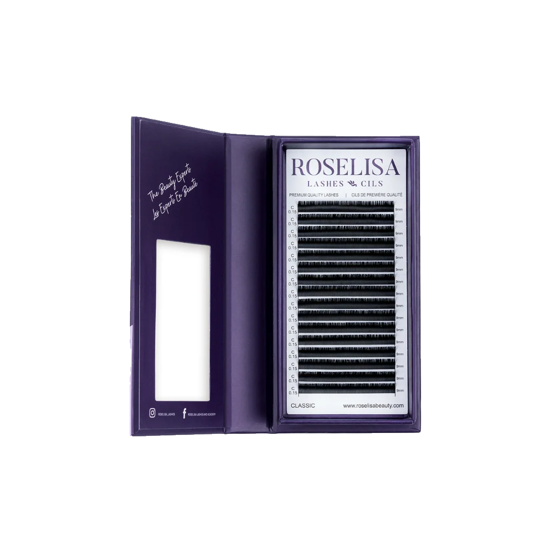Roselisa Classic Lash Extensions open tray