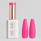 BEMI Creami SS01 Dough You Love Me gel polish bottle and pink swatches