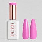 BEMI Creami SS04 Wisk Taker gel polish bottle and purple swatches