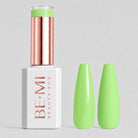 BEMI Creami SS06 I'm A Bad Batch gel polish bottle and green swatches
