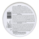 Back label of a cosmetic product with text and barcodes on a white background