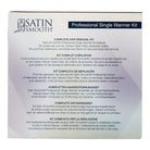 Side view of Satin Smooth Professional Single Wax Warmer Kit packaging
