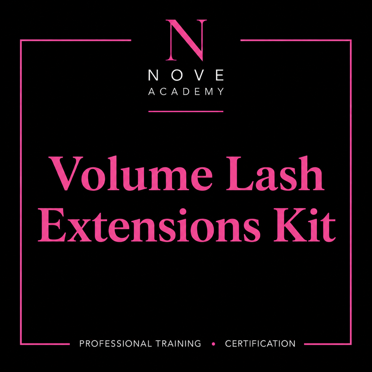 Volume Lash Extensions Kit professional training kit contents