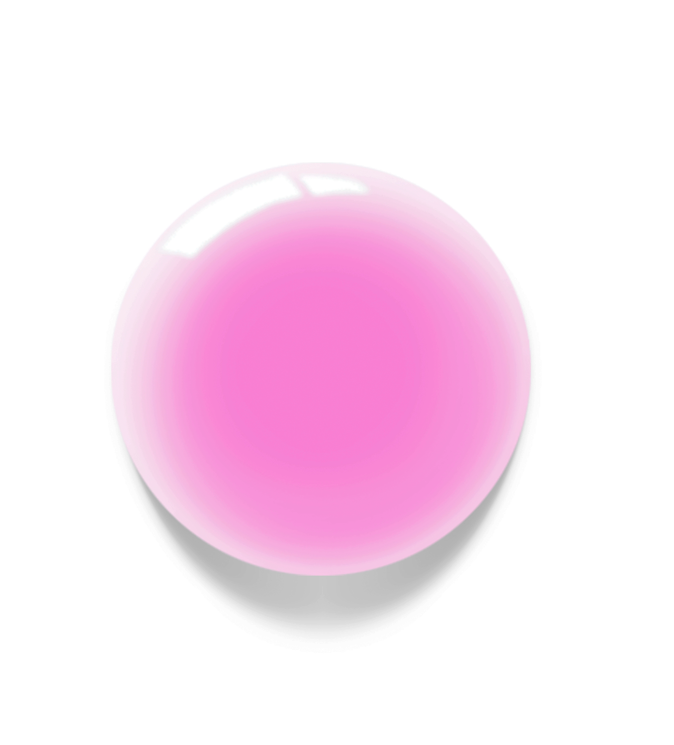Akzentz Luxio Blossom large round gel color swatch