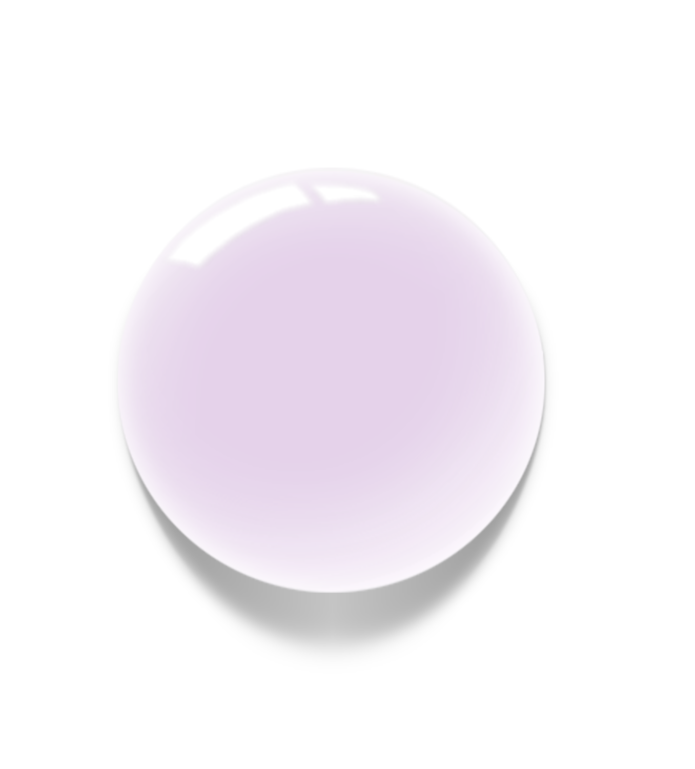 Akzentz Luxio Breeze large round gel color swatch