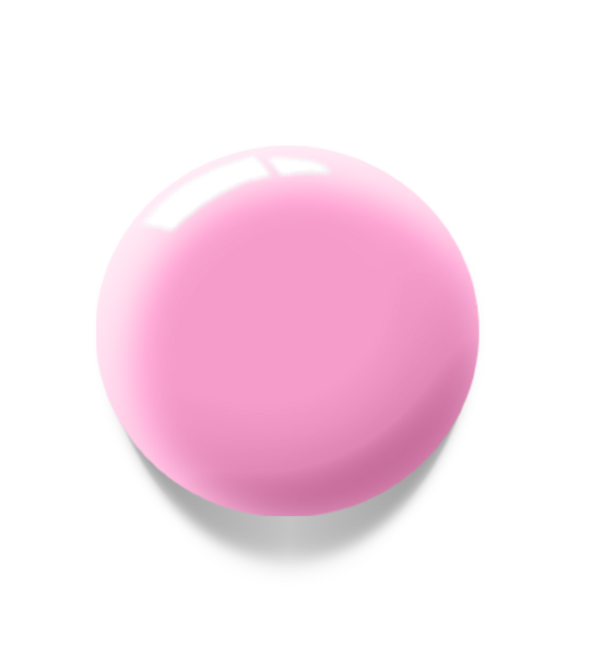 Akzentz Luxio Delightful large round gel color swatch