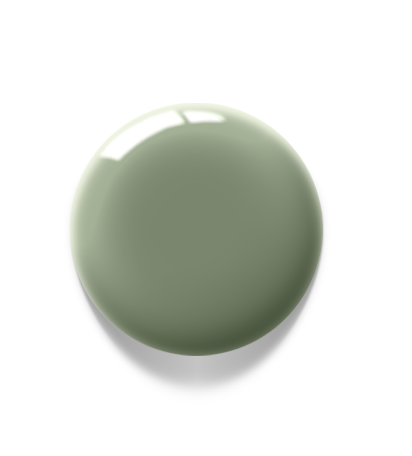 Akzentz Luxio Incognito large round gel color swatch