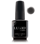 Akzentz Luxio Jelli Black 15 mL color gel bottle with swatch