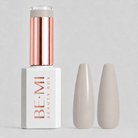 BEMI Beauty Box Creami Amber F03 - 15ml gel polish bottle and colour swatches