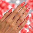 BEMI Creami Flare O04 nails in a color photo.