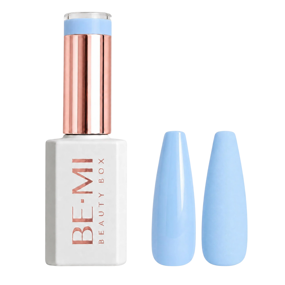 BEMI Creami Frost & Found SS03 pastel sky blue gel polish bottle.
