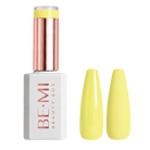 BEMI Creami Lemonade O19 soft pastel yellow gel polish bottle.