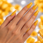 BEMI Creami Marigold O22 nails in a color photo.