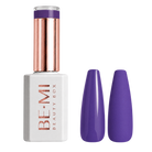 BEMI Creami Moxie O21 smoky medium purple gel polish bottle.