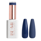 BEMI Creami Nocturne F07 deep navy blue gel polish bottle.