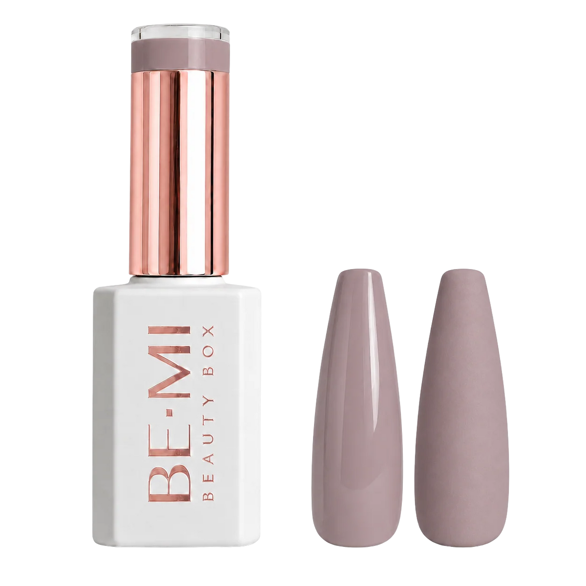 BEMI Creami Poise N04 dusty mauve nude gel polish bottle.