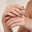 BEMI Creami Praline N07 nails in a color photo.
