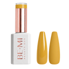 BEMI Creami Saffron F04 rich orange gold gel polish bottle.