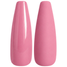 Glossy and matte sheer rose pink nail swatches for BEMI Creami Soft Launch CR102.