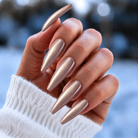 BEMI Shimmer Opulence nails in a color photo.