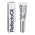 A tube and box of RefectoCil Styling Gel shown on a plain white background. The product packaging is white with dark blue text and a metallic silver cap on the tube.