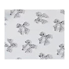 Coconoir Beauty Nail Charms Silvery Bows 25pk nail art charms and embellishments