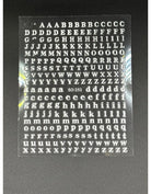 Coconoir Beauty Nail Decal Letters White nail decal sheet