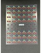 Coconoir Beauty Nail Decal Stars & Cherries nail decal sheet