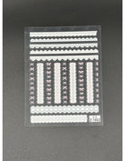 Coconoir Beauty Nail Decal White Lace nail decal sheet