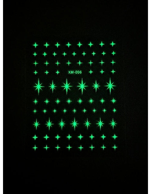 Coconoir Beauty Nail Decal Glow 1 nail decal sheet