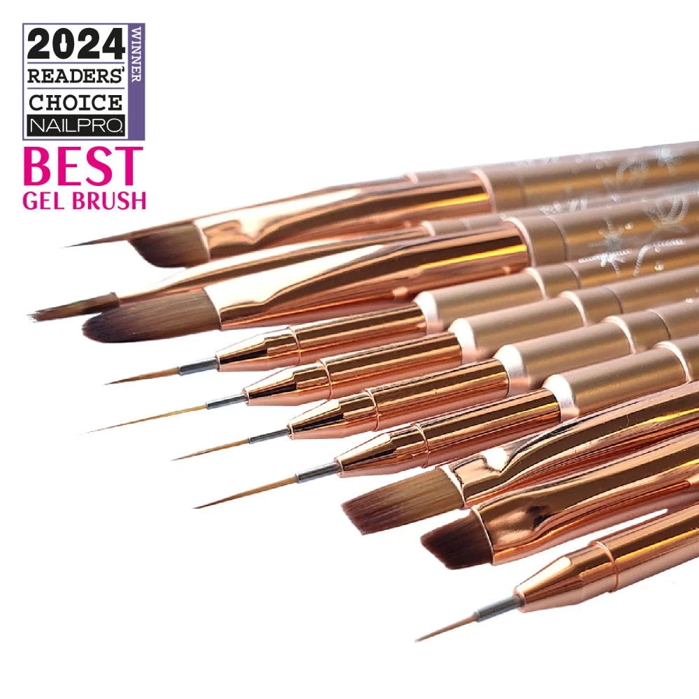 Magic Master Artist Brush Set with 11 capped brushes and storage case