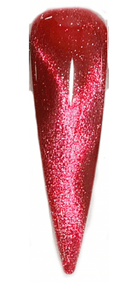 Profiles Cat Eye Delights Gel Merry Berry cat eye gel polish nail swatch