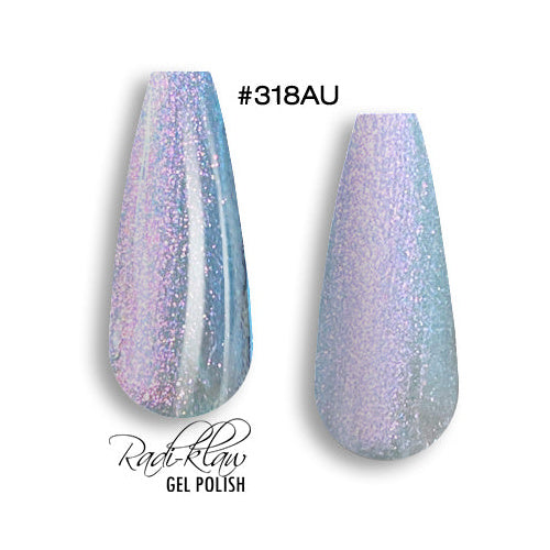 Phat Kat Gel Polish Aurora Light Blue #318 10ml aurora gel polish color swatches
