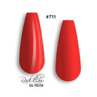 Phat Kat Gel Polish Red #711 10ml gel polish bottle and color swatch