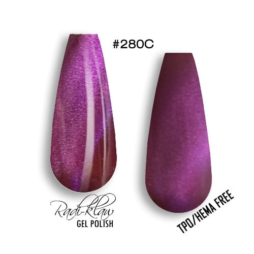 Phat Kat Gel Polish Cat Eye #280C 10ml cat eye gel polish swatches