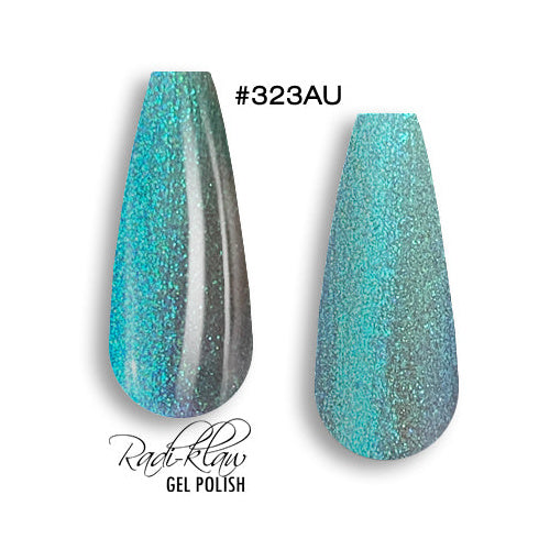 Phat Kat Gel Polish Aurora Blue #323 10ml aurora gel polish color swatches
